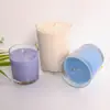 Portavelas transparente de 200 ml vela emocional taza vacía simple portavelas de aromaterapia taza de vidrio para hotel
