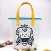 Bolsa de mão nova de verão bolsa de gelatina de PVC transparente estilo ins bolsa de ombro de grande capacidade bolsa de praia bolsa de mão
