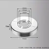 Grifo de ducha con válvula angular no desmontable, cubierta decorativa para cabezal de ducha, tubería de agua doméstica, cubierta de oposición para tubería de calefacción