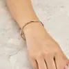 Pulsera Abierta Espiral Simple Europea y Americana, Pulsera Personalizada Popular, Accesorios de Fiesta de Viaje para Mujer, Regalo de Cumpleaños