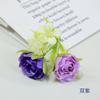 Adornos para arreglos fotográficos con rosas de imitación de diamantes, horquillas para el pelo, para minorías étnicas, para hacer flores, caja de flores con flores