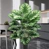 Decoração de interior para bonsai de veludo branco com 18 videiras, ornamentos de decoração de fábrica Amazon direta transfronteiriça, casco de tartaruga verde