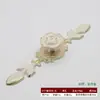 Puxador Branco Marfim Estilo Europeu Puxador de Porta de Guarda-Roupa Moderno Minimalista Gaveta Porta de Armário Ferragem Flor Rosa Puxador Pequeno