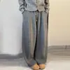 Calça de Maternidade Nova Outono 2026, Calça Casual Larga Reta Solta em Tecido Macio
