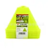 Conos Marcadores Triangulares Personalizados de 10 cm para Entrenamiento de Fútbol y Baloncesto, Conos Marcadores de Obstáculos de Fútbol, Conos Marcadores de Bloqueo de Carretera