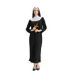 Cosplay Adulto de Halloween Fantasia de Sacerdote Missionário Masculino Roupão da Virgem Maria Fantasia de Freira Sacerdote