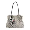 Bolsa casual de bolinhas de grande capacidade para mulheres, nova moda 2026 bolsa de ombro para o dia a dia, bolsa tote de alta qualidade, bolsa saco