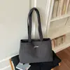 Bolsos Casuales Otoño e Invierno para Mujer 2026 Nuevo Estilo Moda Cuadros Bolso de Clase para el Trabajo Bolso de Hombro Único Bolso Tote de Gran Capacidad