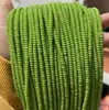 Venta al por mayor de cuentas de ábaco de jade de imitación de 2x4 mm, cuentas de vidrio multicolor para pulseras, collares, cuentas sueltas para manualidades.