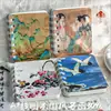 Nuevo cuaderno estilo chino, bloc de notas de bolsillo estilo antiguo, cuaderno de hojas sueltas, cuaderno espiral transfronterizo A7, agenda estudiantil