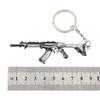 Varorant periférico tamaño pequeño saqueo impresión arma matón m4 impresión garra cuchillo modelo de aleación llavero colgante