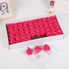Regalo de San Valentín Flor de Simulación Rosa Flor Caja de Regalo con Base Flor de Jabón de Tres Capas Material Hecho a Mano Flor de Jabón al Por Mayor