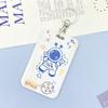 Set de Tarjetas de Astronauta Tarjeta de Comida para Estudiantes Llavero Muñeco Control de Acceso Bolsa para Tarjeta IC de Metro Cubierta Deslizante Set de Identificación Suministro Directo de Fábrica