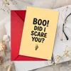 Compra directa transfronteriza de tarjetas de felicitación divertidas de Halloween para cementerio de fantasmas, tarjetas de regalo de invitación creativas y peculiares