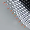 Ventas Directas de Fábrica Herramientas de Belleza Pincel Delineador para Dibujo Fino de Párpados de Gusano de Seda hasta el Canal Lacrimal Pincel de Detalle para Ojos para Maquillaje