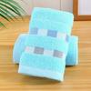Toalla de algodón al por mayor de fábrica, toalla facial para adultos, suave, espesa, absorbente, regalo, regalo con logo impreso, envío gratis