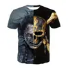 2020 novo 3D estampa digital Galle filme de pirata camiseta gola redonda Europeu e Americano Amazon ebay comércio exterior