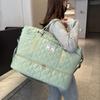 Bolsa de Viagem Grande Capacidade para Mulheres Viagens de Curta Distância Bolsa de Bagagem Conveniente Bolsa de Armazenamento Separada para Seco e Molhado Bolsa de Mão para Esportes e Fitness