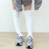 Meias Jk Tricotadas, Meias de Cano Alto Brancas Femininas, Polainas para Primavera e Outono, Meias Folgadas Lolita