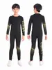Ropa de compresión para baloncesto, fútbol y running para niños, ropa deportiva de secado rápido para hombre, indumentaria de fitness ligera y transpirable, procesamiento de fábrica y personalización disponibles
