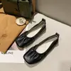 Wanwan Feng Nuevos Zapatos Elegantes de Verano Suaves Planos Individuales para Mujer Slip-on para Mujer Mocasines de Suela Suave Boca Nueva Poco Profunda
