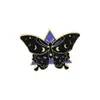 Conjunto Criativo de Broches de Borboleta Combinação Exquisite Design de Insígnia de Inseto Senso de Design Acessórios Simples Moda Broche para Roupas