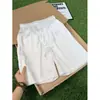 Shorts de Seda Helada con Textura de Satén Estilo Old Money para Hombre, Shorts de Playa de Secado Rápido y Caída Suave para Verano, Ropa de Exterior Casual, Shorts de Cinco Puntos de Lujo Ligero