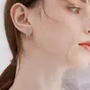 Divertidos Pendientes de Trébol de Duende con Diamantes y Corazones para San Patricio. Día de San Patricio, Pendientes Temáticos de Fiesta