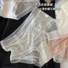 Gelatina de Leche ~ Ropa Interior de Seda Helada de Cintura Media para Chicas de Verano y Mujeres Jóvenes, Calzones Lindos sin Costuras de Lunares para Mujeres, Estilo Delgado