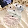 Braguitas de Encaje para Niñas con Lunares Lindas de Cintura Media, Verano Ultra Delgadas Sin Costuras Dulces Transpirables de Seda de Hielo con Sensación Fresca