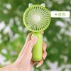 Ventilador Pequeno Portátil Novo Desenho Animado Animal Macaron Mini para Viagem Estudante Dormitório Carregável Portátil Crianças