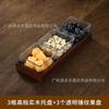Bar ktv plato de frutas mesa de té acrílica comercial plato para bocadillos frutos secos bocadillos palomitas de maíz compartimento para postres frutos secos
