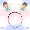 Wang Anyu Diadema de Resorte 3D Diadema Pasador Merchandising de Concierto Soporte para Fans Tiktok