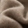 26 Otoño Invierno Nuevo Suéter de Cachemira 100% para Mujer Cuello Alto Color Sólido Canalé Ajustado de Punto Manga Larga Capa Base de Cachemira