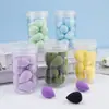 12 Esponjas de Maquillaje Mini Enlatadas Que No Absorben el Polvo y No se Atascan, Aptas para Uso Seco y Húmedo, Brocha para Base, Corrector, En Stock