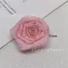 Flor de Tela Hecha a Mano Broche Marrón Ramillete Versátil Elegante Retro Elegante Accesorios de Alta Gama para Suéter Bolso para Mujeres