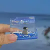 Botella de Deriva de Dibujos Animados Mini Pequeña Rectangular Gota de Aceite Flotante Acrílico Transparente Juguete para Niños Regalo de Cumpleaños