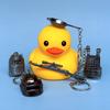 Loja de Chá de Leite Pato Amarelo Patinho Amarelo Pato Médio Acessórios Água de Pato Pato Não. 4 Acessórios de Pato Óculos Chapéu Colar Praia