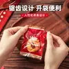 Sacos Auto-selantes de Ano Novo 2026, Sacos Vermelhos Espessados de Grau Alimentício para Embalagem de Biscoitos de Flocos de Neve e Doces