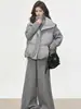 Otoño Invierno 2026 Nuevo Chaleco de Algodón Ropa Exterior para Mujer Chaleco de Punto Engrosado Cálido Chaleco de Moda Petite Chaqueta