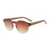 Nuevas gafas de sol con montura de PC integrada, gafas de sol sin montura de color, gafas de sol decorativas para hombres y mujeres, venta al por mayor de fábrica