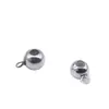 Cuentas de Posicionamiento de Plata de Ley S925 Personalizadas con Aro, Cuentas de Silicona Integradas para Cuentas de Oración Budista, Collar, Pulsera, Cuentas Elásticas Ajustables, Accesorios de Joyería