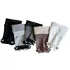 Leggings infantis com acabamento em renda, meia-calça de inverno para meninas, forrada com fleece, grossa e quente, adequada para usar ao ar livre, calça cropped de bebê