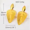 Pendientes de acero inoxidable estilo francés de alta gama pendientes de flor exagerados estilo Joker ins pendientes dorados para mujer venta al por mayor