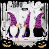 Nuevo muñeco sin rostro de Halloween transfronterizo, gnomo de Halloween, escoba, adornos, araña, murciélago, decoraciones