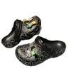 Zuecos de Celebridad Transfronterizos con Caras Sonrientes, Negros, Cómodos, Elegantes, Versátiles, Unisex, Modernos, que Aumentan la Altura, Modelo Masculino 2026