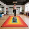 Corda de Pular Doméstica Mais Vendida Transfronteiriça Treinamento de Exercícios Tapete de Corda de Pular Silencioso Absorvente de Choque Tapete Antiderrapante Resistente ao Desgaste para Exercício Interno Yoga