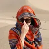 2026 Nuevo Chal de Estilo Étnico con Cierre de Nudo para Mujer, Bufanda Delgada de Gasa para Verano, Atuendo para Fotos de Viaje, Bufanda de Seda a la Moda