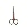 Tijeras para depilar cejas de acero inoxidable al por mayor del fabricante Tijeras de belleza para maquilladores Tijeras para recortar vello nasal de punta redonda Herramientas de belleza