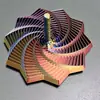 Torre de Cenoura Impressa em 3D Transfronteiriça Ilusão Brinquedo para Alívio de Estresse Torre Espiral Fidget Estrela Artefato para Alívio de Estresse Cristal